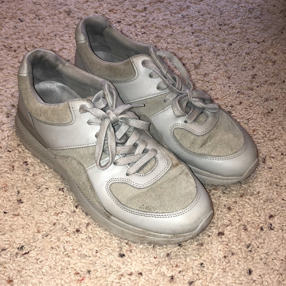Gray Everlane sneakers